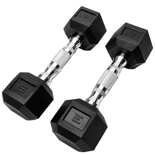 STRIVE Hexagon dumbbell set 12,5 t/m 20 kg – 130 kg