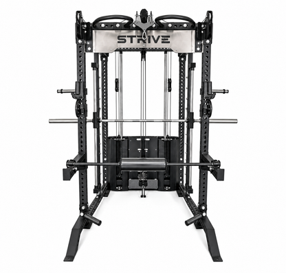 STRIVE FORGE Smith Machine – Dual Pulley Functional Trainer