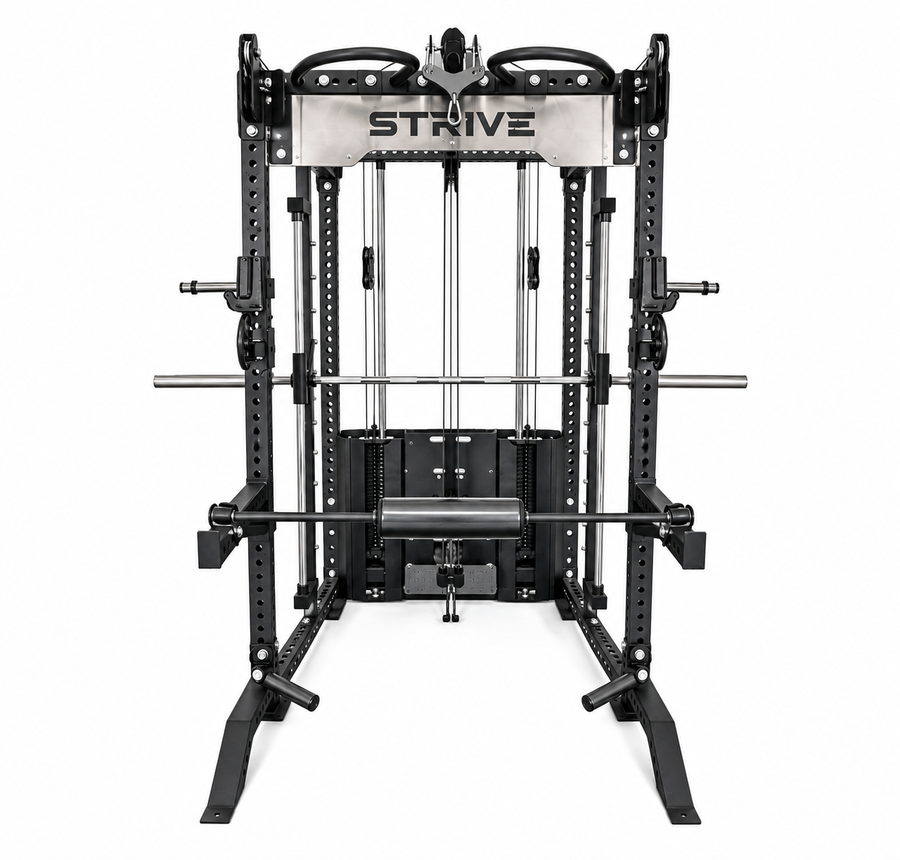 STRIVE FORGE Smith Machine – Dual Pulley Functional Trainer