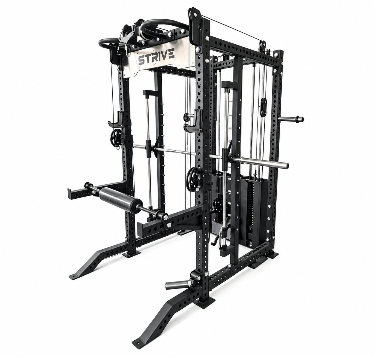 STRIVE FORGE Smith Machine – Dual Pulley Functional Trainer
