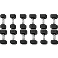 STRIVE Hexagon dumbbell set 2,5 t/m 30 kg – 390 kg