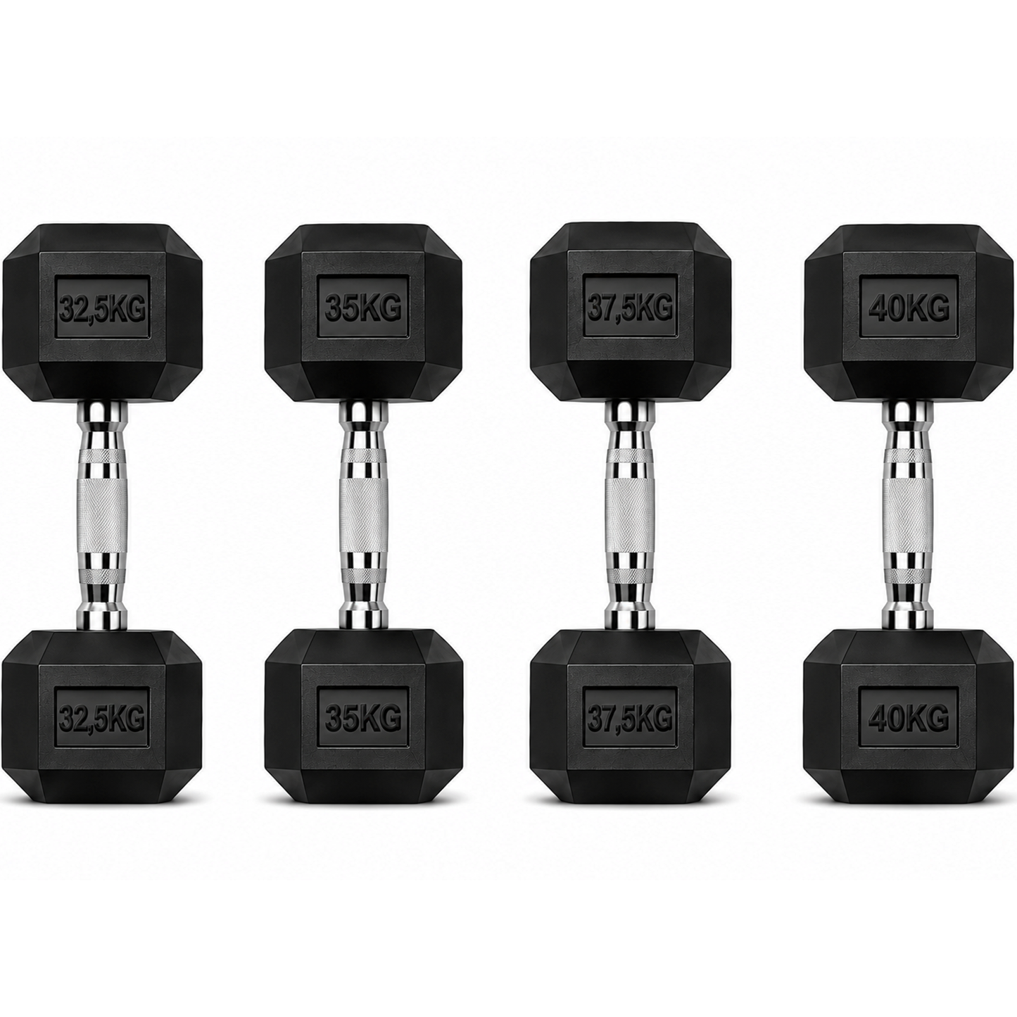 STRIVE Hexagon dumbbell set 32,5 t/m 40 kg – 290 kg