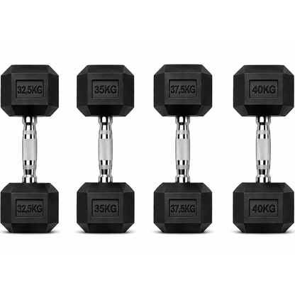STRIVE Hexagon dumbbell set 32,5 t/m 40 kg – 290 kg