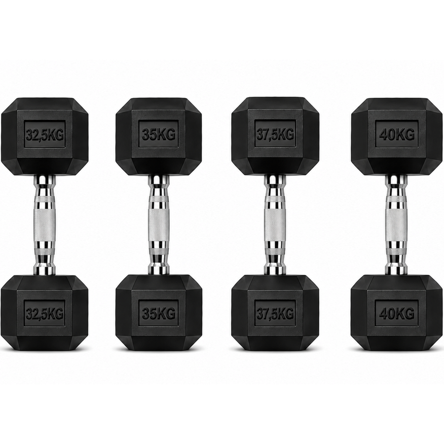 STRIVE Hexagon dumbbell set 32,5 t/m 40 kg – 290 kg