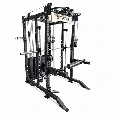 STRIVE FORGE Smith Machine – Dual Pulley Functional Trainer