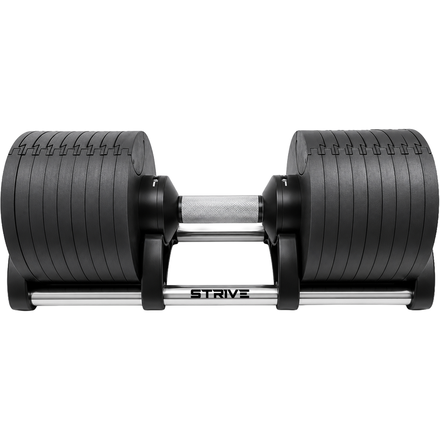 STRIVE Verstelbare dumbbells 32 kg – set van 2