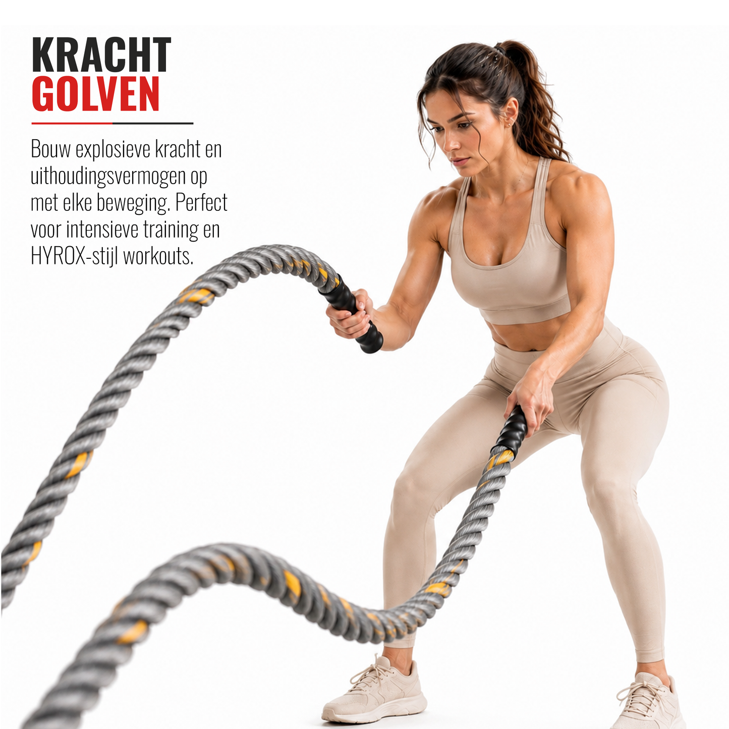 Battle Rope 15 m – Explosieve Full Body Training