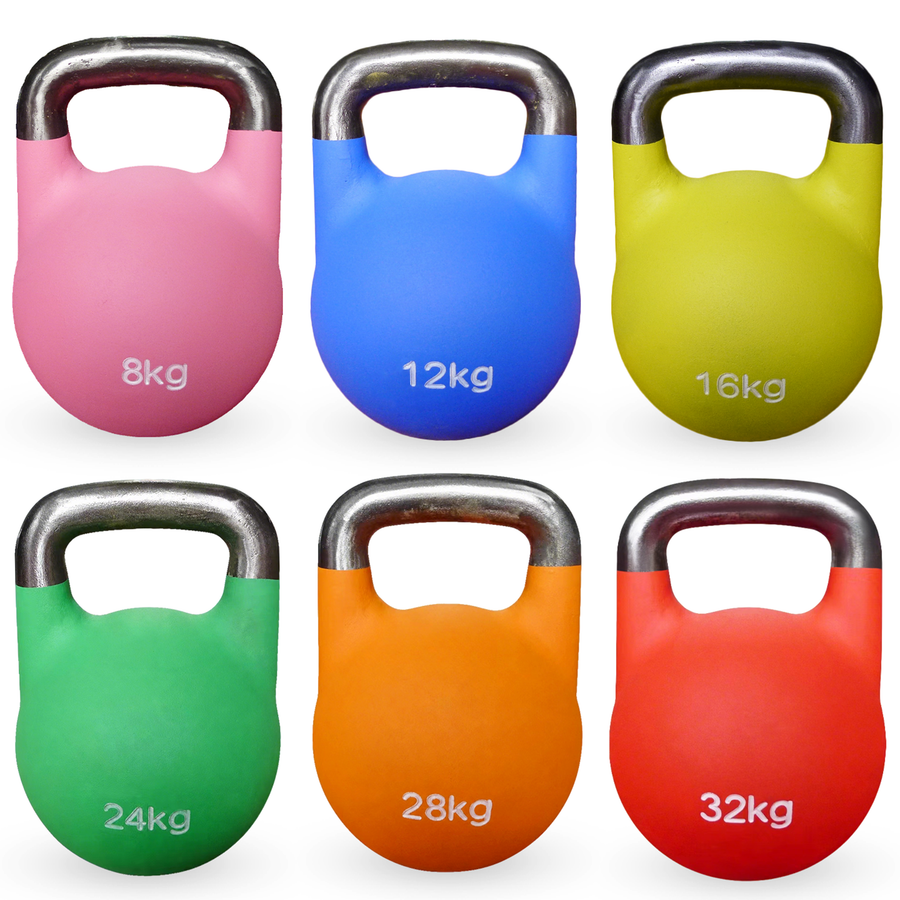 STRIVE Competition kettlebell set 8 t/m 32 kg  6-delige set