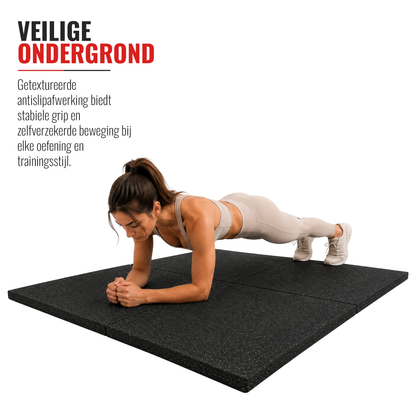 Rubberen Fitnessvloer – Bescherming en Stabiliteit