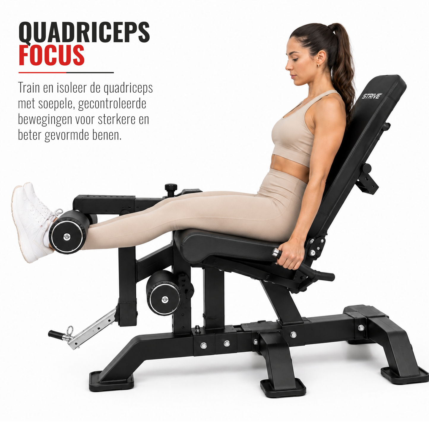Leg Extension/Curl Machine - 2 in 1 training apparaat