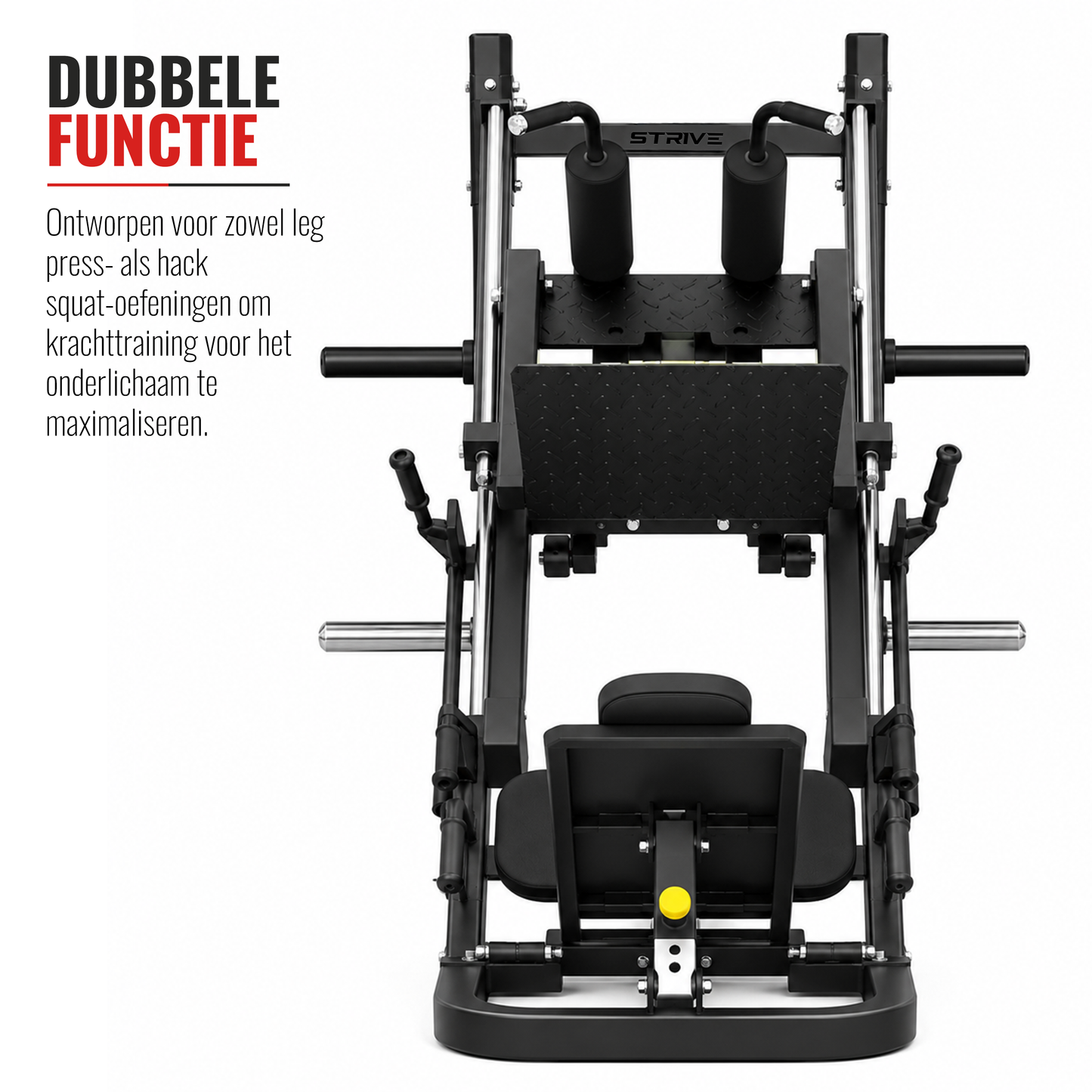 Leg Press & Hack Squat Combinatie | 2 in 1 machine