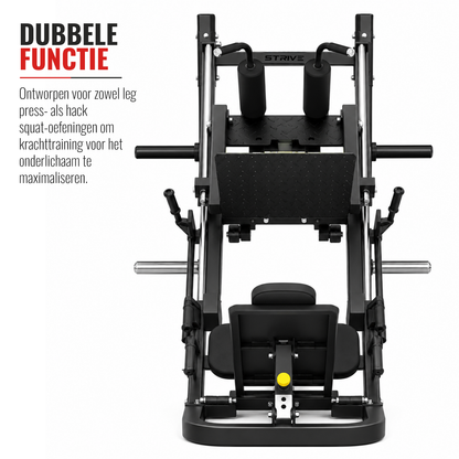 Leg Press & Hack Squat Combinatie | 2 in 1 machine