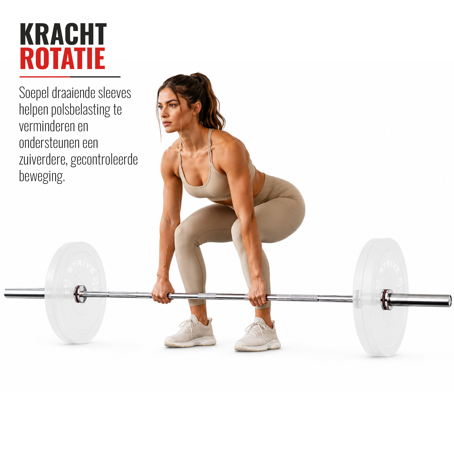 Olympic barbell - 450KG belastbaarheid