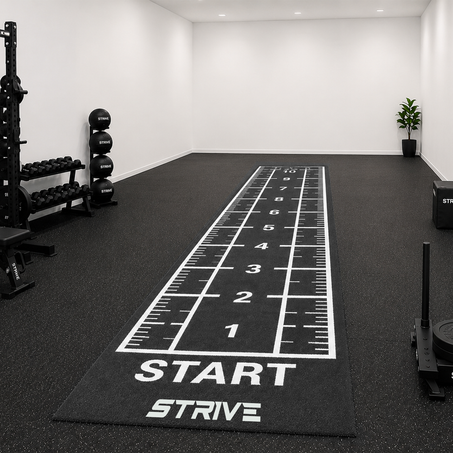 Sprint Track Grass 10x1 m – Professionele Sprintzone