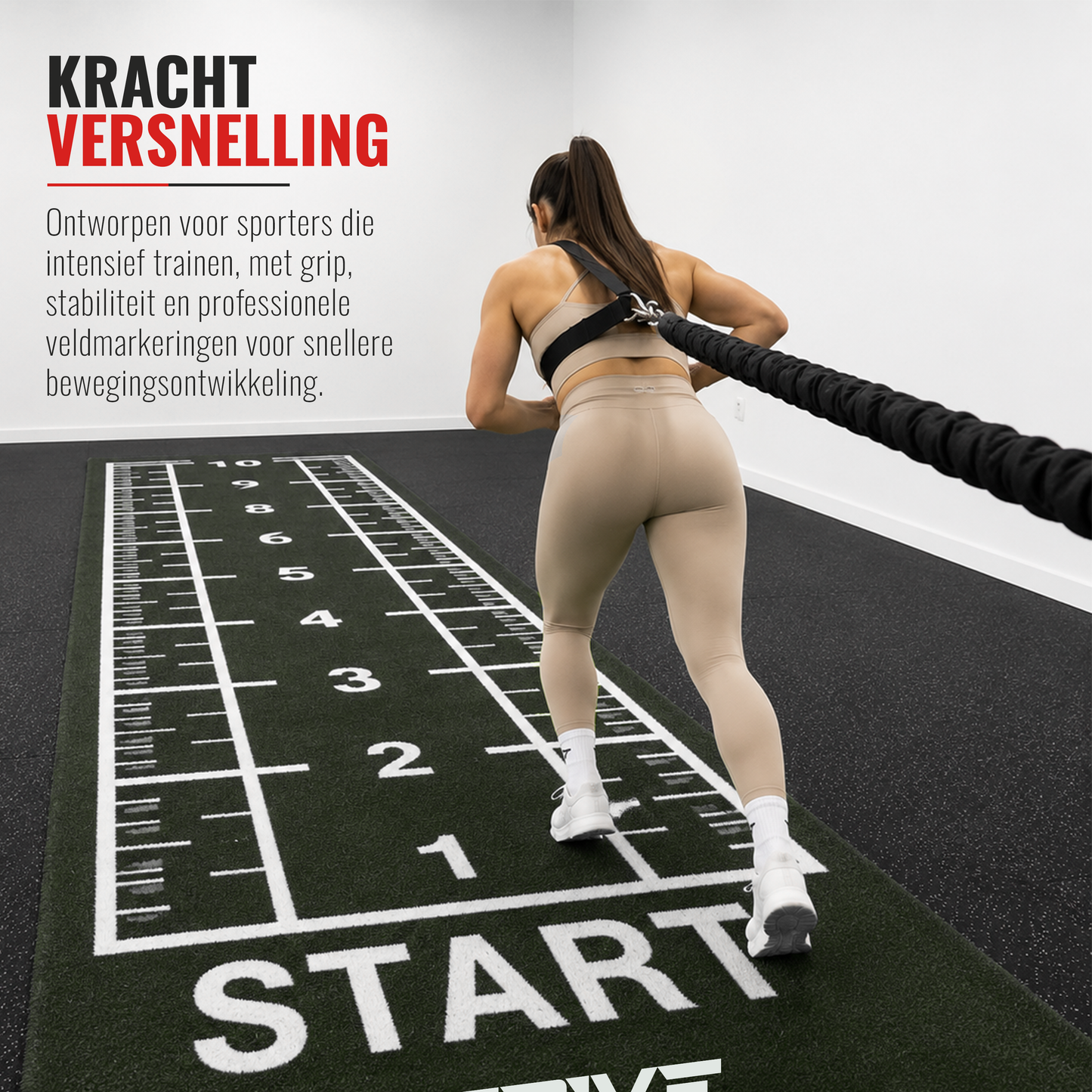 Sprint Track Grass 10x1 m – Professionele Sprintzone