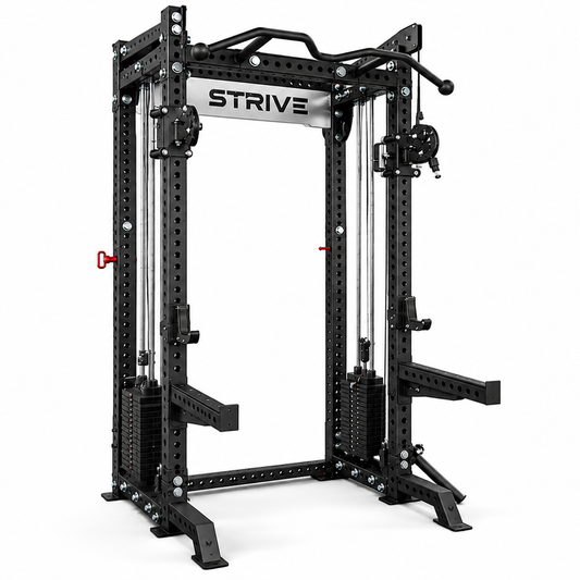 STRIVE FORGE Squat Rack – Dual Pulley